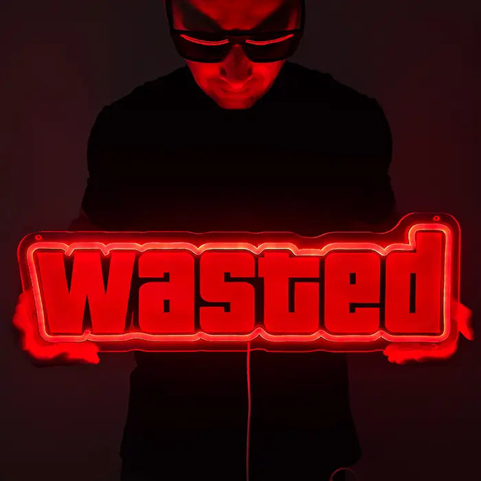 WASTED - für GTA Fans (mit UV Druck)