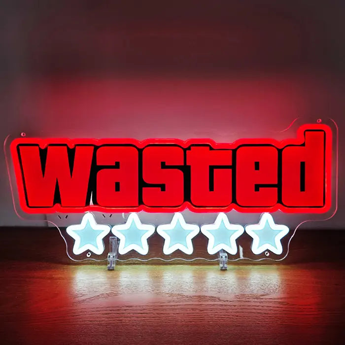 WASTED - für GTA Fans (mit UV Druck)
