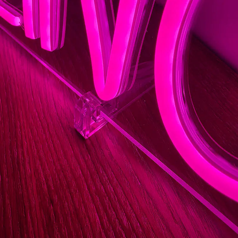 Feelings Neon LED Schild auf 6mm Acrylplatte – Wohnzimmer Aesthetic Deko