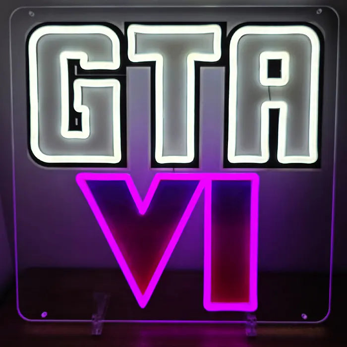 GTA 6 Fan-Neonschild