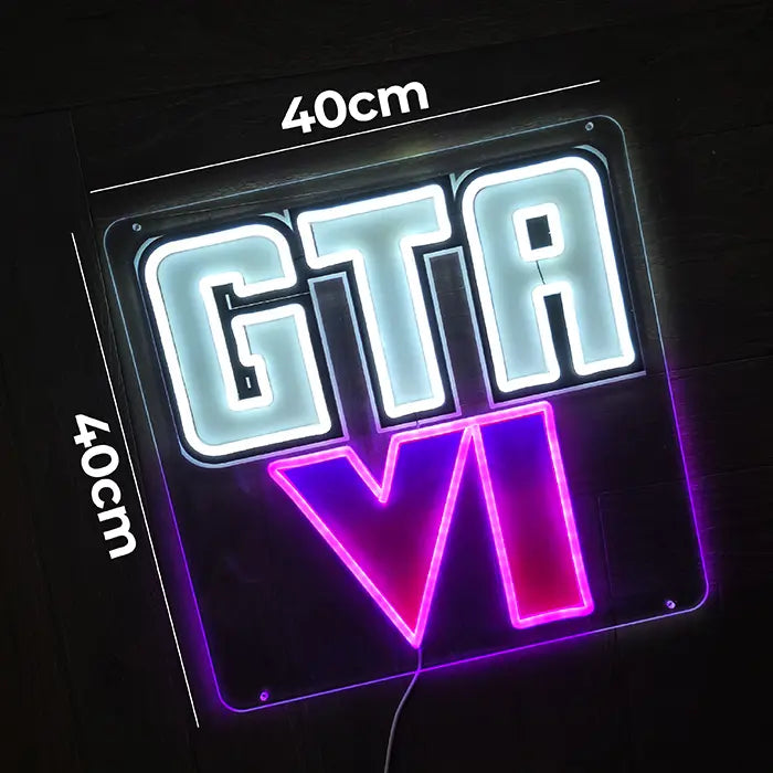 GTA 6 Fan-Neonschild
