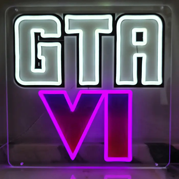 GTA 6 Fan-Neonschild