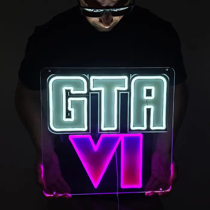 GTA 6 Fan-Neonschild
