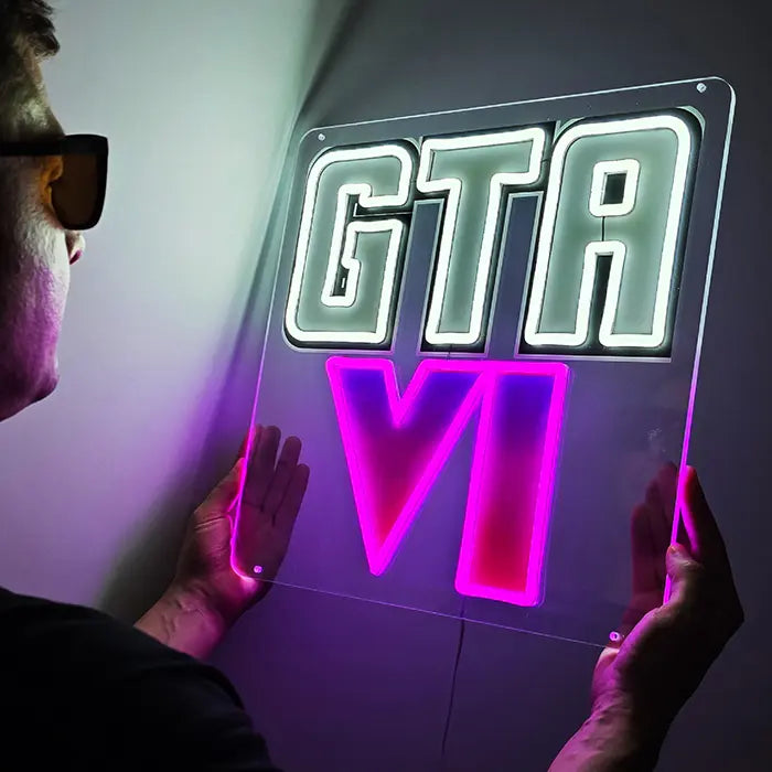 GTA 6 Fan-Neonschild