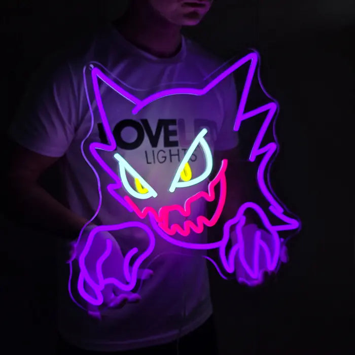 Pokémon Alpollo Neon LED Schild – 12V Leuchtschild | Pokémon Gaming Wanddeko