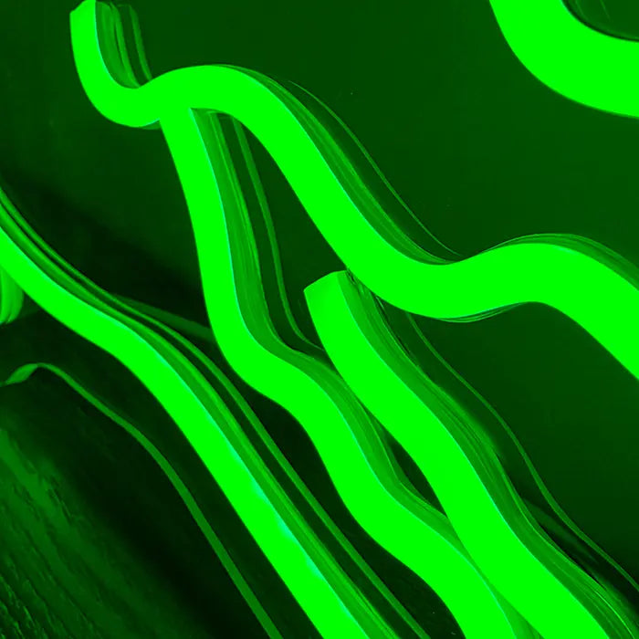 Krokodil Neon LED Schild – USB Leuchtschild | Reptilien Wanddeko