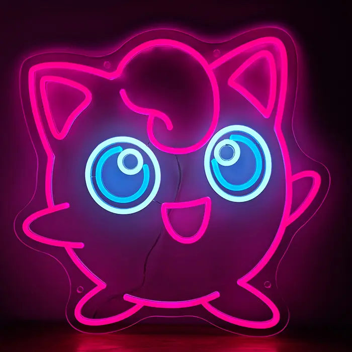 Seltene Pokémon Set Neon LED Schild, auf 6 mm Acrylglas, Neonschlauch in Handarbeit verlegt, im Anschnitt