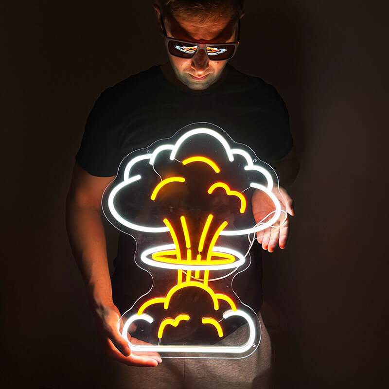 Atompilz Wolke (XL 50x39cm) USB - loveledlights - - atombombe,atompilz,bomb,bombe,explosion,nuke,pilzwolke