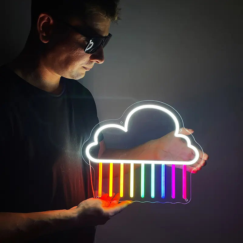 Regenbogenwolke (34x29cm) USB