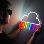 Regenbogenwolke (34x29cm) USB