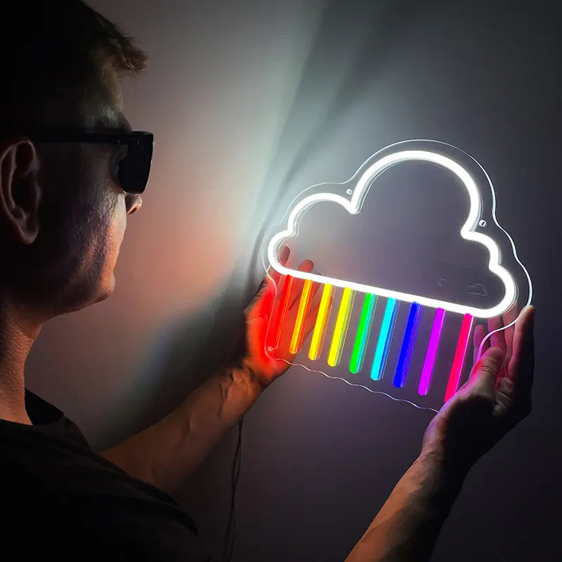 Regenbogenwolke (34x29cm) USB