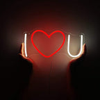 I Love You (38x19cm) USB - loveledlights - LED-Schild - 