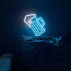 Blauer Bierkrug (40x30cm) USB - loveledlights - LED-Schild - 