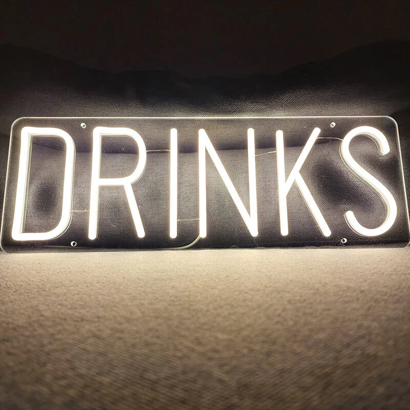 DRINKS LED-Schild (50x20cm) USB