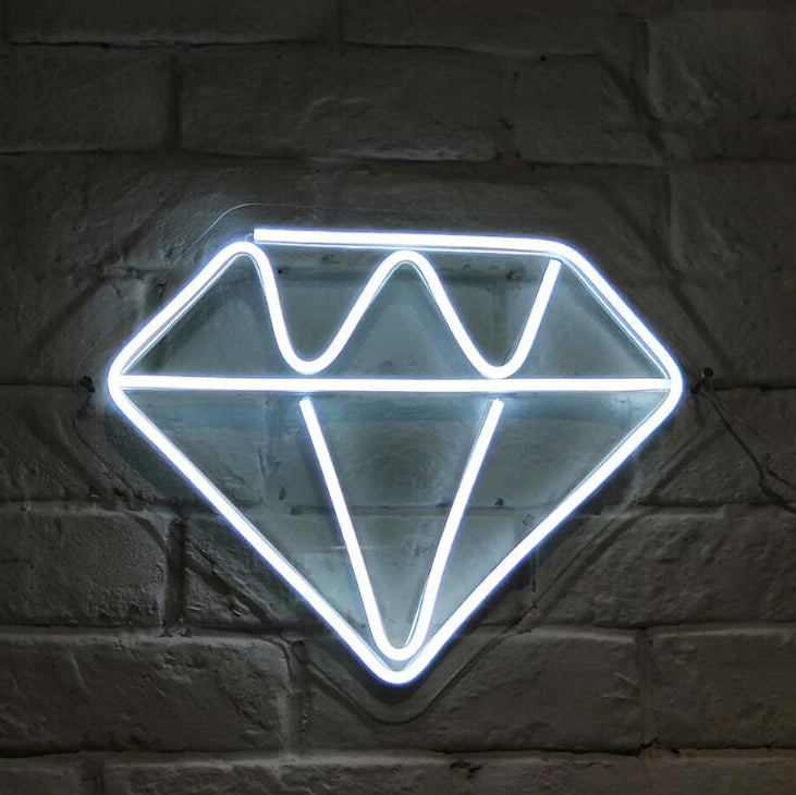 Diamant LED-Schild (35x28cm) USB
