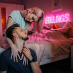 PINK "FEELINGS" (40x14cm) USB