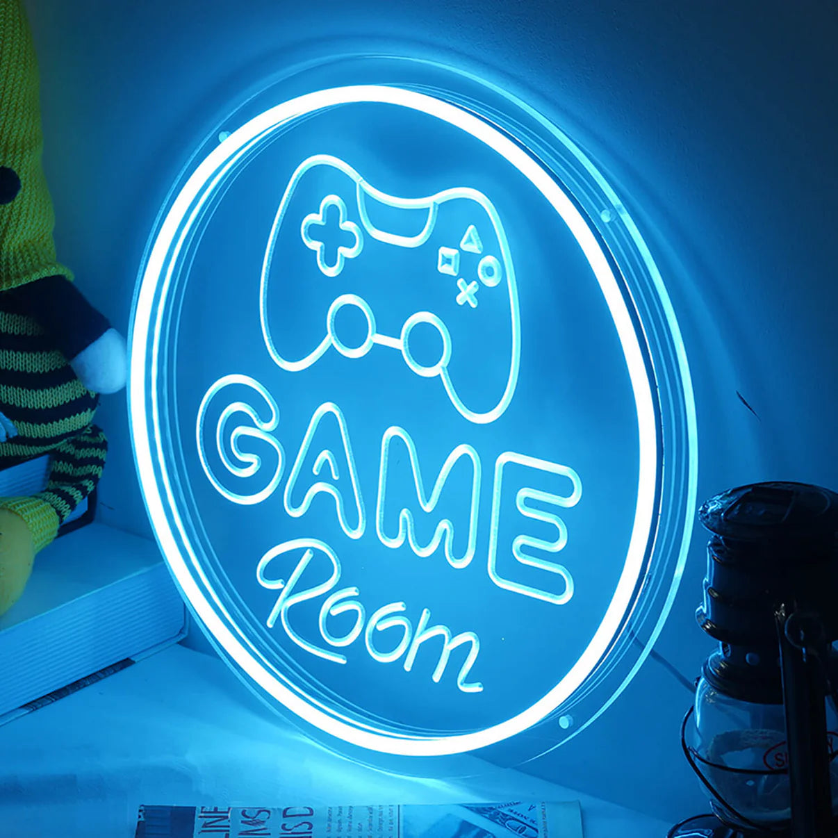 Game Room LED-Schild (30x30cm) USB