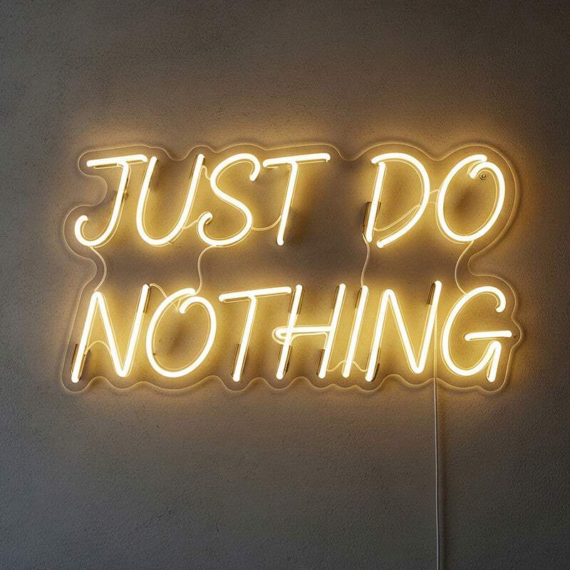 "JUST DO NOTHING" (50x30cm) USB
