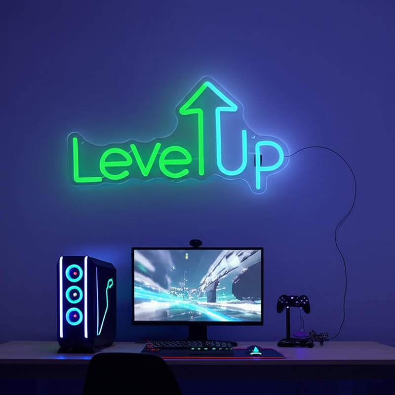 "LEVEL UP" (45x30cm) USB