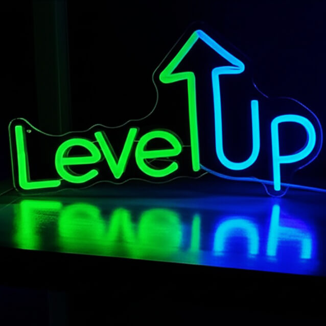 "LEVEL UP" (45x30cm) USB
