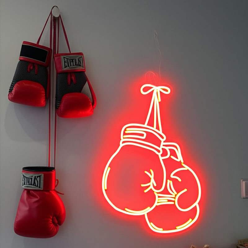 Boxhandschuhe (XL 60x44cm) - loveledlights - - boxen,sport