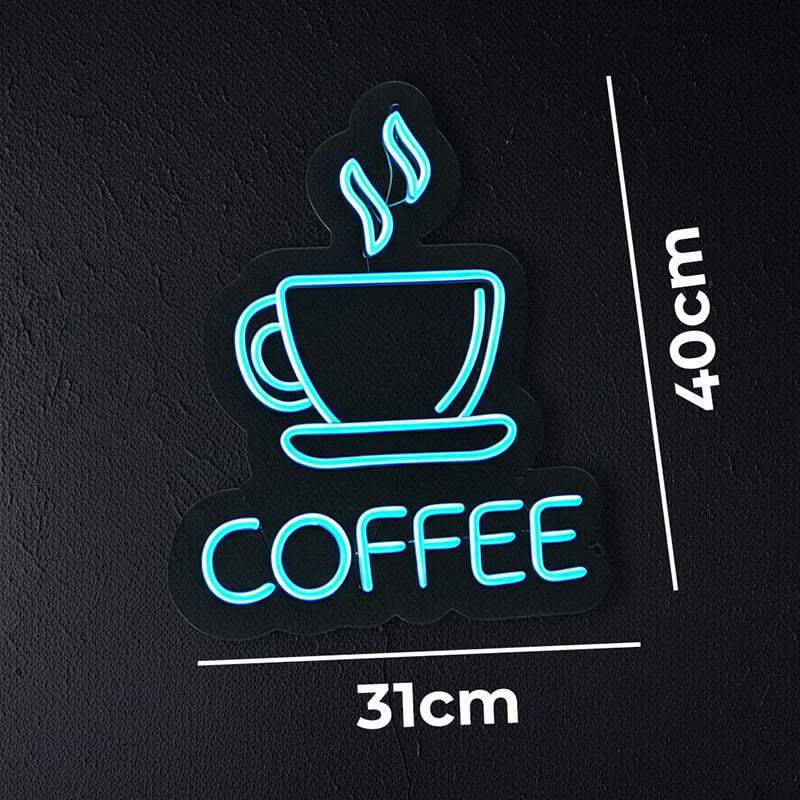 COFFEE (40x31cm) USB - loveledlights - - cofe,kaffee,kofe,tasse