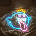 Crazy Geist (40x38cm) USB - loveledlights - - blau,ghost,zunge
