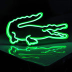 Krokodil (XL 50x30cm) USB - loveledlights - - croco,la coste