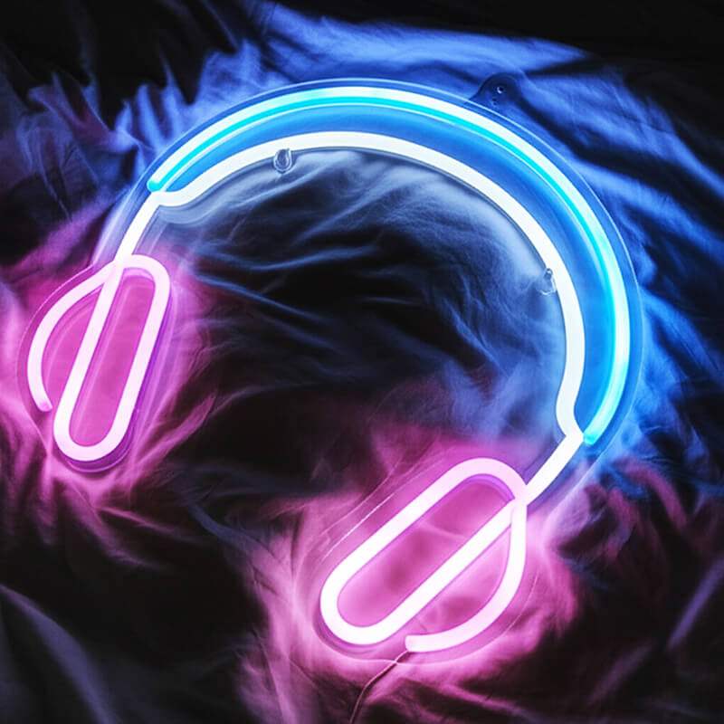 Kopfhörer (35x35cm) USB - loveledlights - - earspeaker