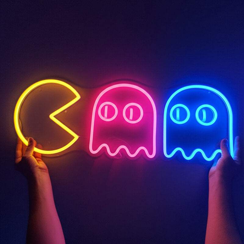 Retro Ghosts (50cm) USB - loveledlights - - geist,pac man
