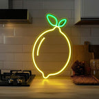 Zitrone (40x31cm) USB - loveledlights - - frucht,lemon,limone