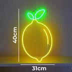Zitrone (40x31cm) USB - loveledlights - - frucht,lemon,limone