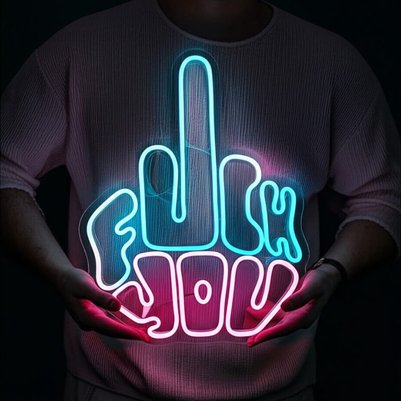 "F**K YOU" Mittelfinger (XL 50cm)