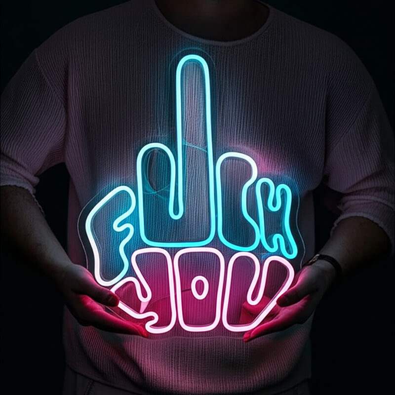 "F**K YOU" Mittelfinger (XL 50cm)