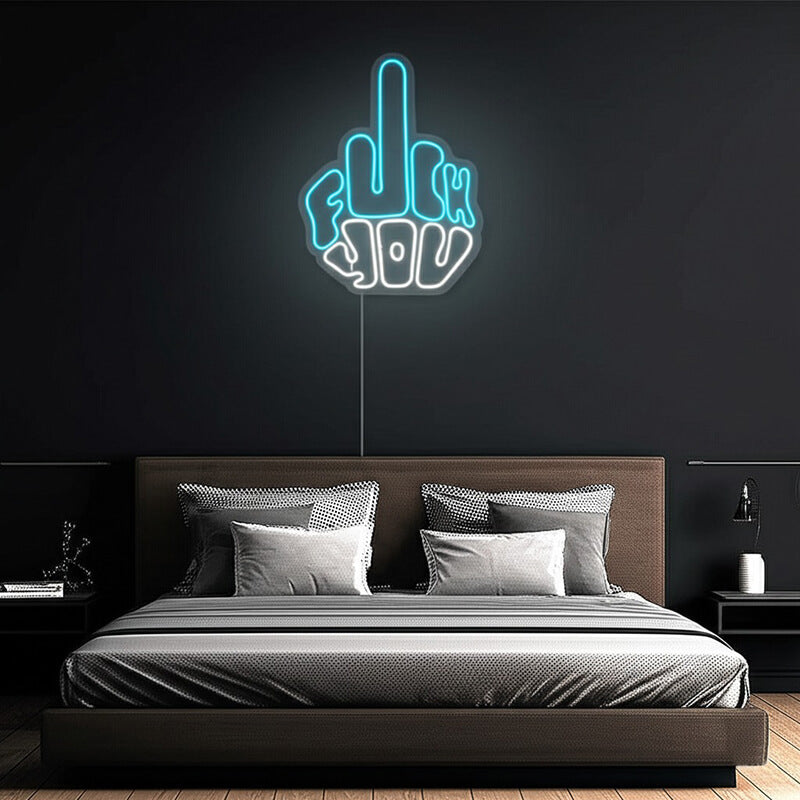 "F**K YOU" Mittelfinger (XL 50cm)