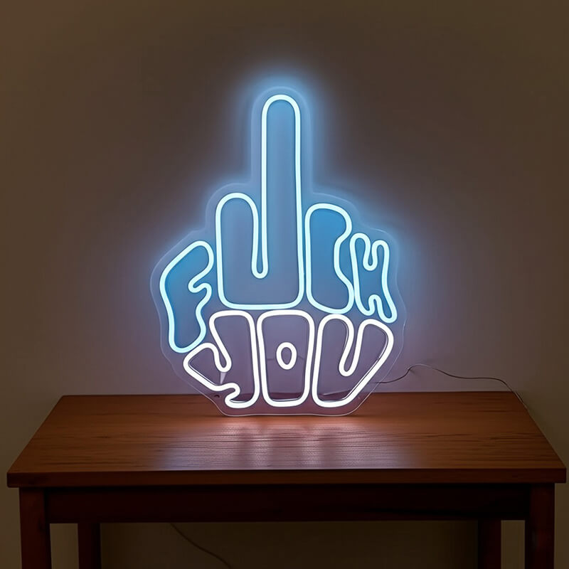 "F**K YOU" Mittelfinger (XL 50cm)