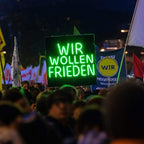 "WIR WOLLEN FRIEDEN" (40cm) USB