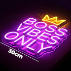 "BOSS VIBES ONLY" (50x30cm) USB