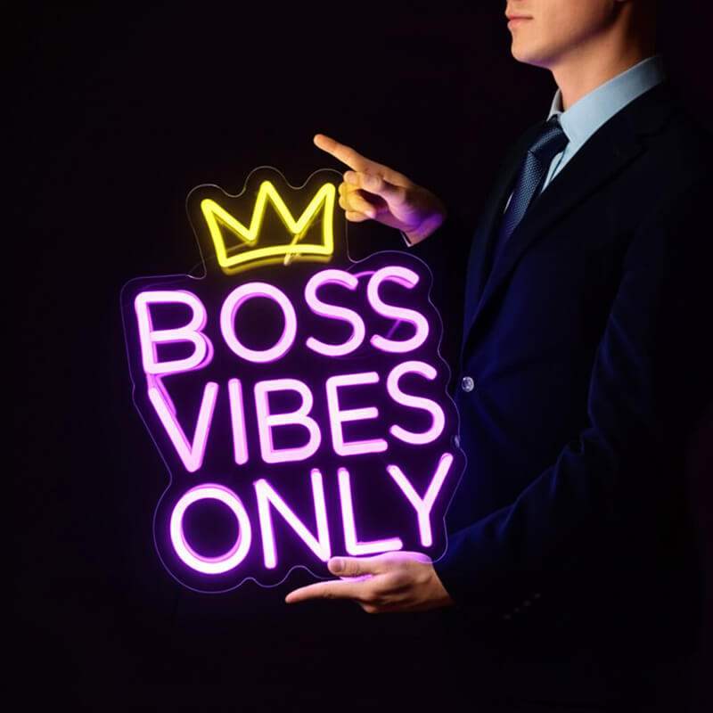 "BOSS VIBES ONLY" (50x30cm) USB