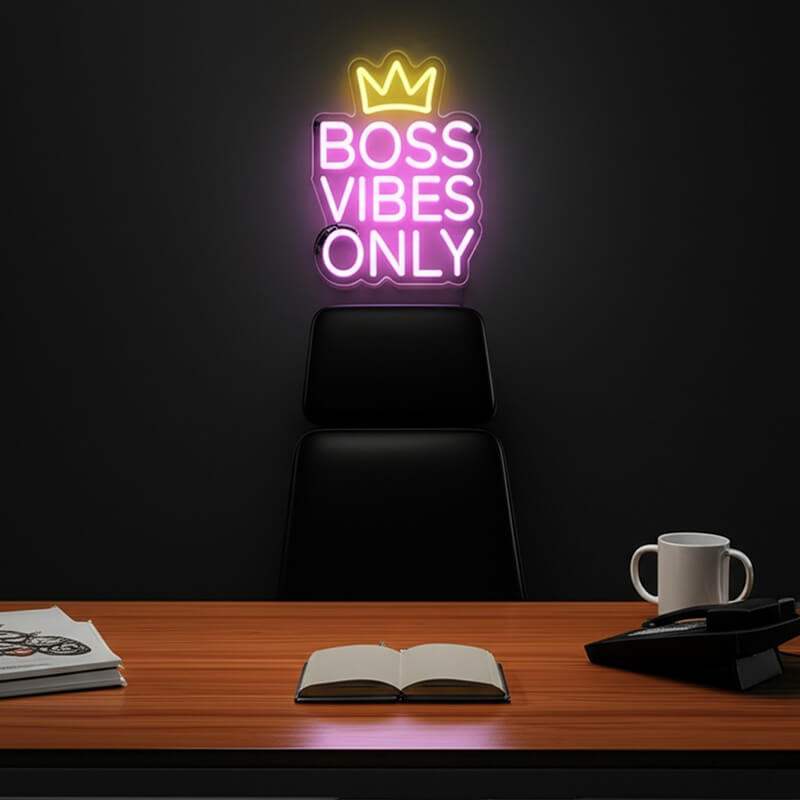 "BOSS VIBES ONLY" (50x30cm) USB