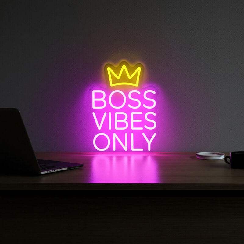 "BOSS VIBES ONLY" (50x30cm) USB
