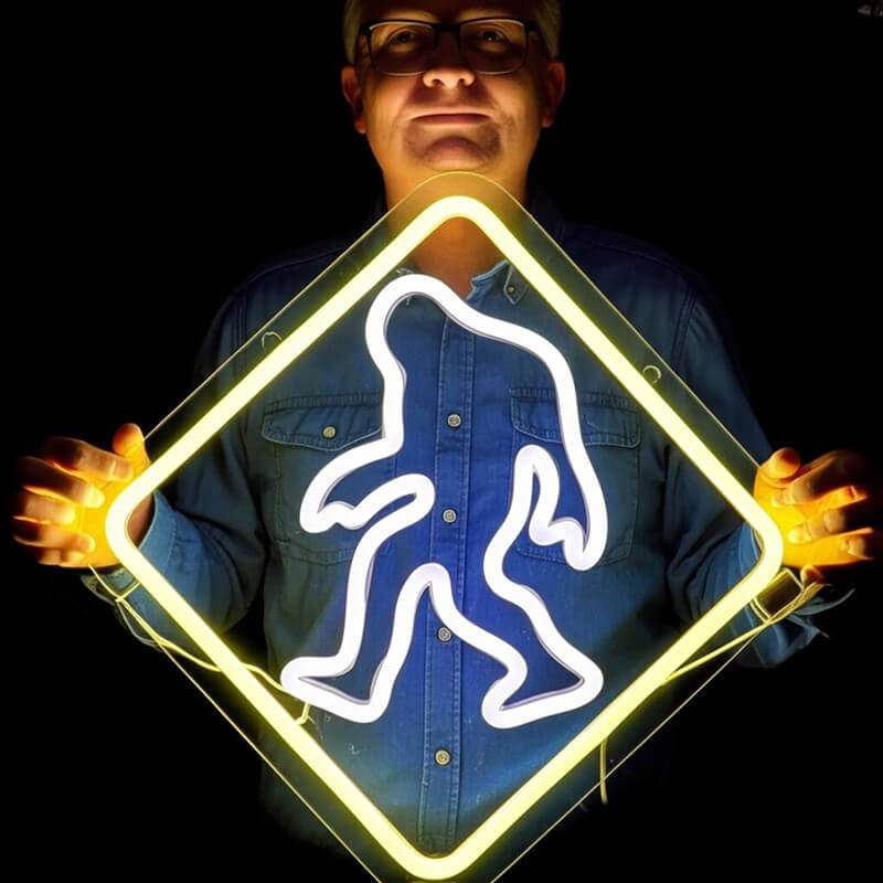 Achtung! YETI (36x36cm) USB - loveledlights - - 