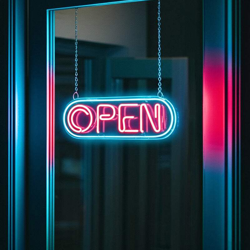 "Open" cyberpunk style (50x18cm) USB