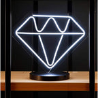Diamant (35x28cm) USB - loveledlights - LED-Schild - 