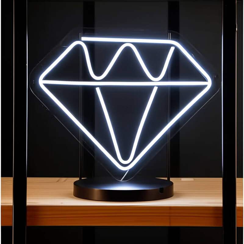 Diamant (35x28cm) USB - loveledlights - LED-Schild - 