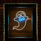 Boo Geist (40x30cm) USB - loveledlights - LED-Schild - 