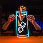 Cocktailglas (50x19cm) USB - loveledlights - LED-Schild - 