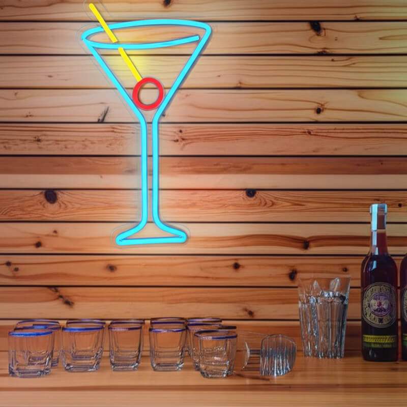 Cocktail (42x23cm) USB - loveledlights - LED-Schild - 