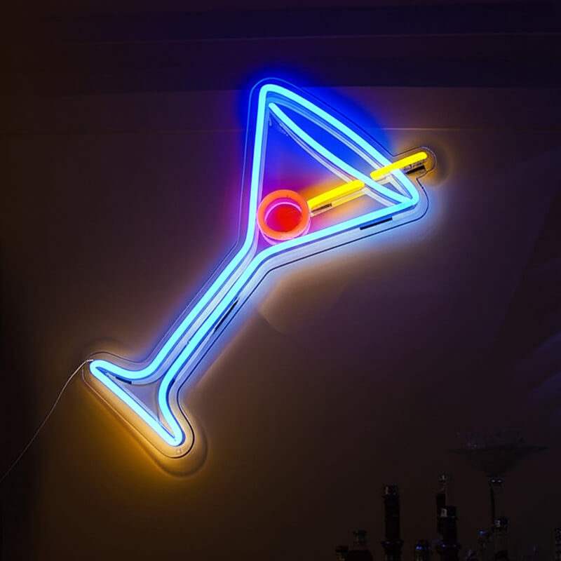Cocktail (42x23cm) USB - loveledlights - LED-Schild - 
