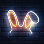Hasenohren (33x33cm) USB - loveledlights - LED-Schild - 